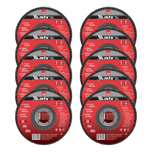 [740289] Flap disc, P 60, 115 х 22,2 mm// MTX