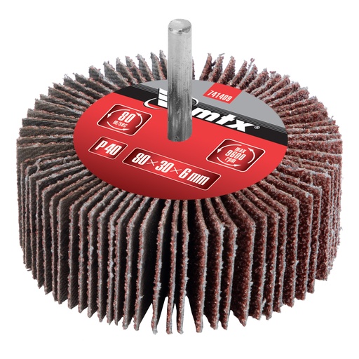 [741409] Shaft-mounted Flap disc, P 40, 80 х 30 х 6 mm// MTX