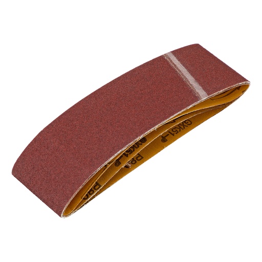 [742839] Aluminium Oxide endless belts, P 80, 75 х 533 mm, 3 pcs// MTX