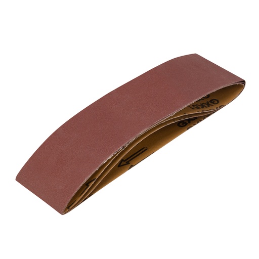 [742869] Aluminium Oxide endless belts, P 150, 75 х 533 mm, 3 pcs// MTX 742869