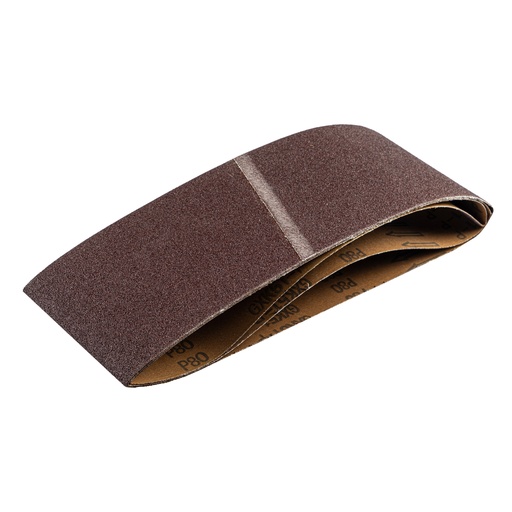 [742899] Aluminium Oxide endless belts, P 80, 100 х 610 mm, 3 pcs// MTX 742899