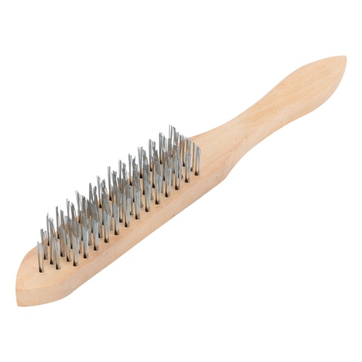 [748245] Steel wire-brush, 5 row, with wooden handle// Sparta 748245