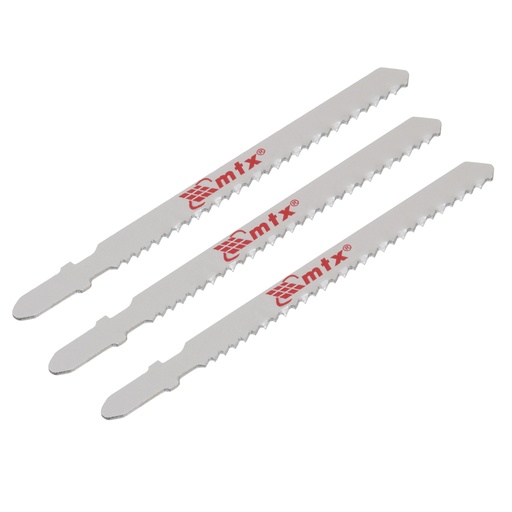 [781419] Jig saw blade for wood, 3 pcs 75 x 2,5 mm, HCS// MTX 781419