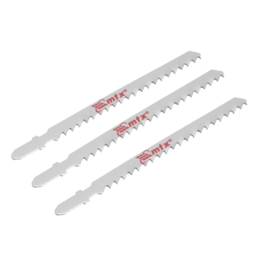 [781429] Jig saw blade for wood, 3 pcs 90 x 4 mm, HCS// MTX 781429