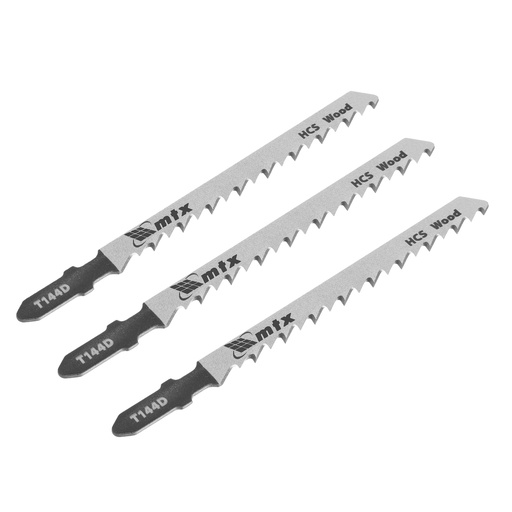 [782049] Jig saw blade for wood, 3 pcs T144D, 75 x 4,0 mm, HCS// MTX