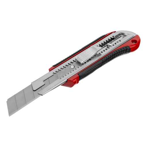 [789599] Light paper cutter 25mm, reinforced metal guide, rubberized metal handle// MTX