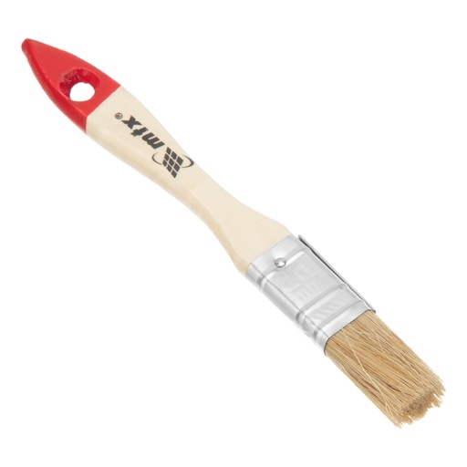 [825159] Flat brush "Standard", 3/4", natural bristle, wooden handle// MTX
