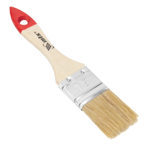 [825259] Flat brush "Standard", 1,5", natural bristle, wooden handle// MTX