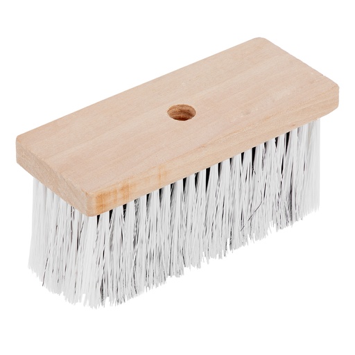 [840869] Finishing brush, 170 x 70 mm, synthetic bristle, wooden body, plastic handle// MTX