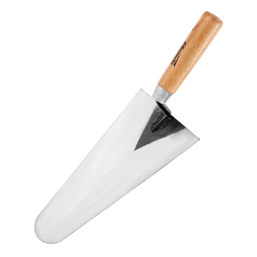 [862725] Steel guaging trowel, 200 mm, wooden handle// Sparta