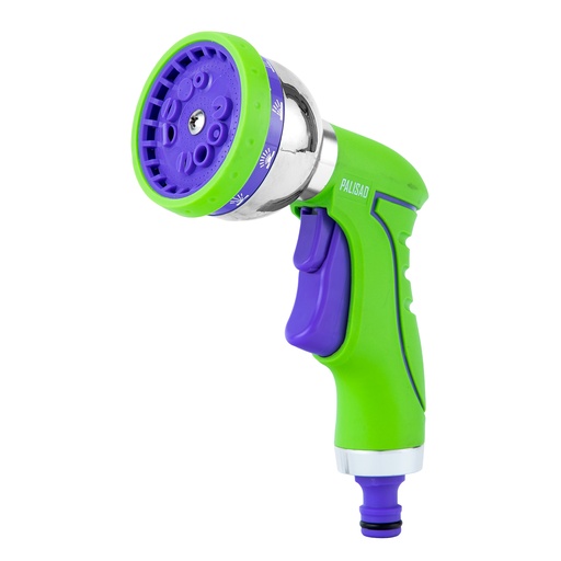[6526358] Hose nozzle, 10 patterns, metal case// PALISAD 6526358