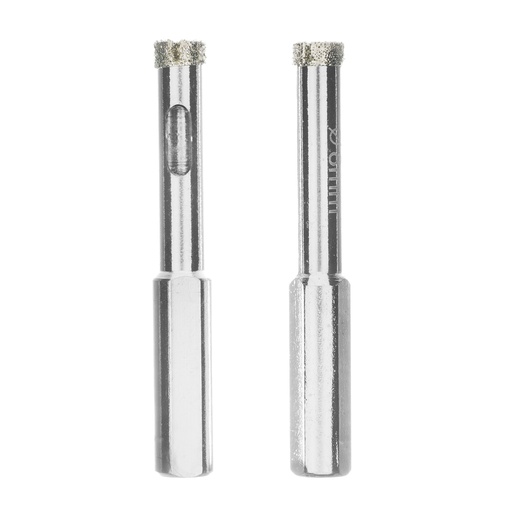 [7260839] Diamond drill bit on ceramic granite, 8 x 67 mm, triangular shank, 2 pcs// MTX