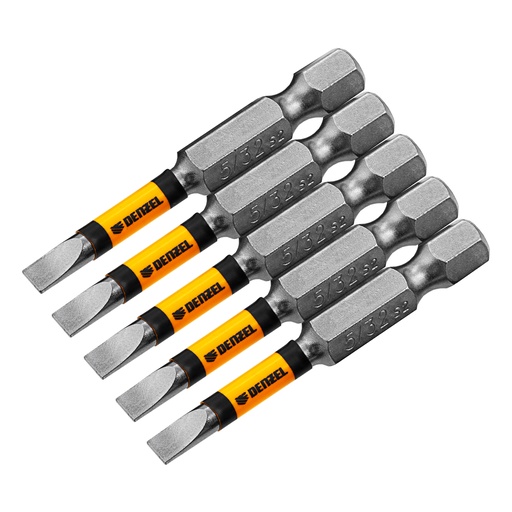 [7711311] Denzel Bit Set SL 5/32″ × 50 mm (2″), 5 pcs / Набор бит Дензел SL 5/32″ × 50 мм (2″), 5 шт.
