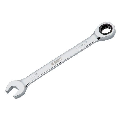 [7714807] Denzel Ratcheting Combination Wrench 14 mm / Комбинированный трещоточный ключ Дензел 14 мм