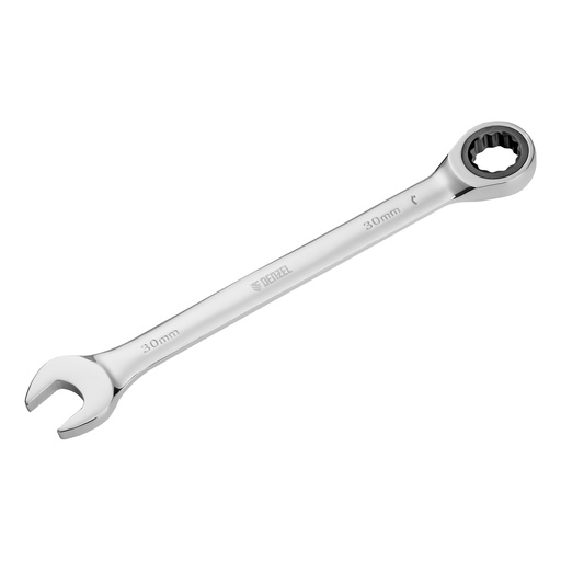 [7714815] Denzel Ratcheting Combination Wrench 30 mm / Комбинированный трещоточный ключ Дензел 30 мм