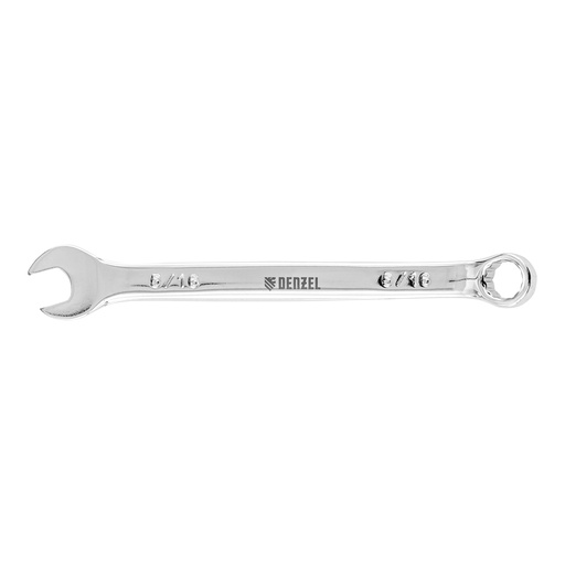 [7715182] Denzel Polished Chrome Combination Wrench 5/16″ (8 mm) / Комбинированный хромированный ключ Дензел 5/16″ (8 мм)