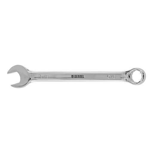 [7715188] 5/8" Polished chrome combination wrench// Denzel 7715188