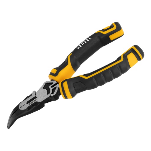 [7717197] 6" Bent-nose pliers, High-Leverage// Denzel 7717197