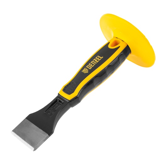[7718714] Mason's chisel with guard, 8"x 1 3/4"// Denzel 7718714