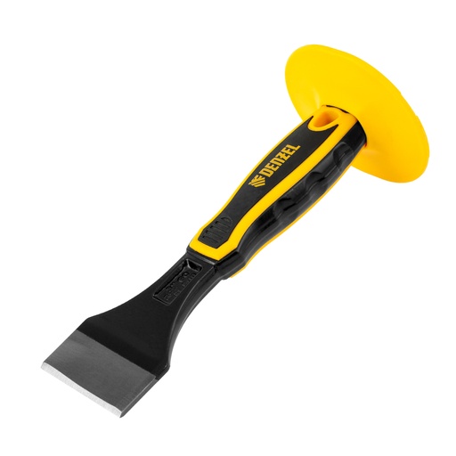 [7718715] Mason's chisel with guard, 8 1/2"x 2 3/8"// Denzel 7718715