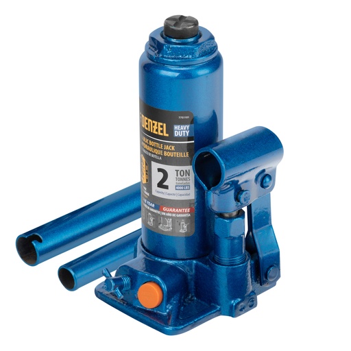 [7751101] 2t Hydraulic bottle jack, 181-345 mm// Denzel 7751101