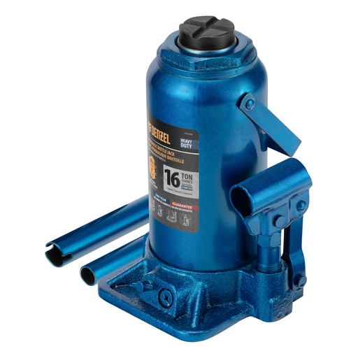 [7751109] Denzel Hydraulic Bottle Jack 16 t, 230–460 mm / Домкрат гидравлический бутылочный Дензел 16 т, 230–460 мм