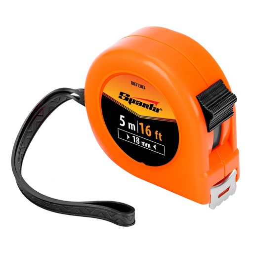 [8831303] Measuring tape Classic, 5 m * 18 mm, plastic body// Sparta