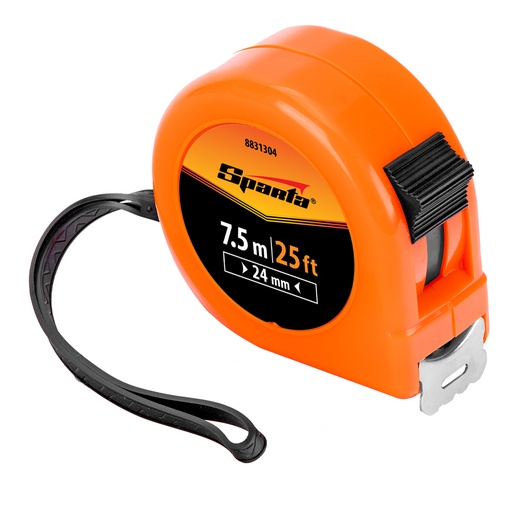 [8831304] Measuring tape Classic, 7,5 m * 24 mm, plastic body// Sparta