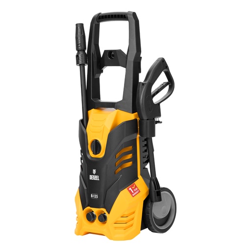 [8858233] High pressure washer R-135, 1800 W, 135 bar, 6 l/min, with wheels, G-plug// Denzel 8858233
