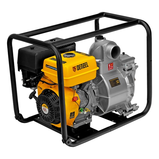 [8899204] Gasoline full trash water pump PX-80D, 15 HP, 3", 1500 L/min, suction 8 m,discharge 30 m// Denzel 8899204