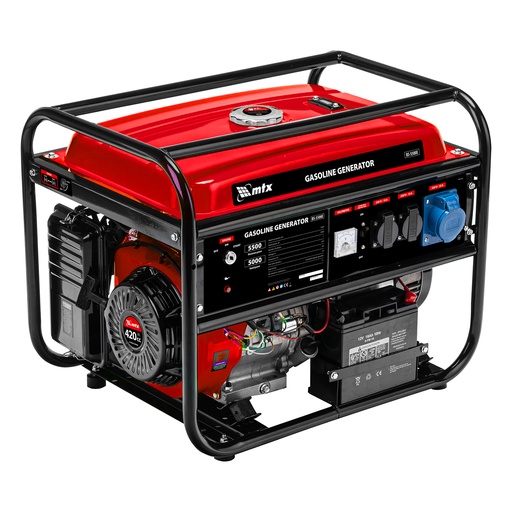[9994548] Gasoline generator BS-5500E, rated power 5 kW,max power 5,5 kVA, 230 V, 25 L,electric start// MTX