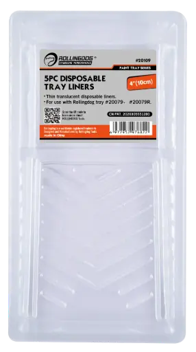 [20109] RollingDog Disposable Tray Liners 100 mm (4″), 5pcs