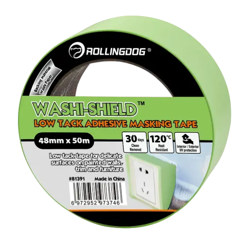 [81391] Rolling Dog Low Tack Adhesive Masking Tape (48 mm × 50 m) / Малярная лента (48 мм × 50 м), Art. 81391