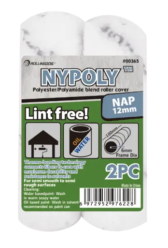 [365] RollingDog NYPOLY Roller Cover 100 mm (4″), 2pcs / Малярный мини-валик RollingDog NYPOLY 100 мм (4″), 2 шт. — 00365