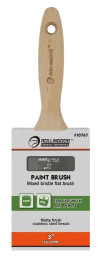 [10767] RollingDog Flat Paint Brush 76.2 mm (3″) / Кисть плоская RollingDog 76,2 мм (3″)