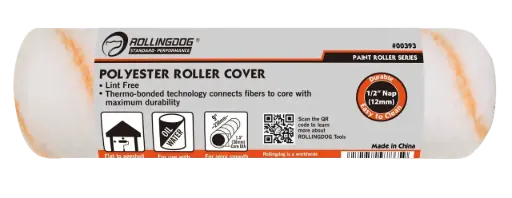 [00393] RollingDog Polyester Roller Cover 230 mm (9″) / Валик из полиэстера RollingDog 230 мм (9″)