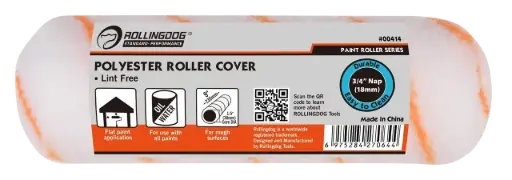 [414] Polyester Roller Cover 9" / Валик полиэстеровый 9", Art. 00414