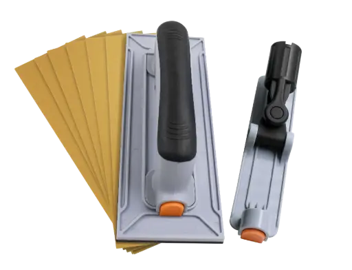 [90157] RollingDog Rectangular Wall Sander Set 225 × 85 mm, 9pcs / Набор шлифовальной системы RollingDog 225 × 85 мм, 9 предметов