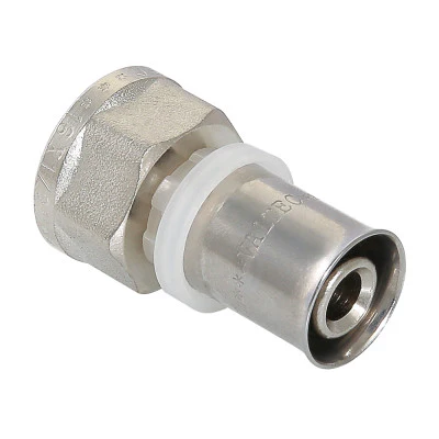 [VTm.202.N.001604] VALTEC Crimped to Female Straight Fitting 16x1/2" Art. VTm.202.N.001604