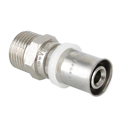 [VTm.201.N.002005] VALTEC Crimped to Male Straight Fitting 20x3/4" Art. VTm.201.N.002005