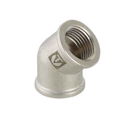 [VTr.091.N.0004] VALTEC Threaded Fitting 45° Elbow 1/2"/ Латунный резьбовой угольник 45° — ½″ ВР × ВР - VTr.091.N.0004