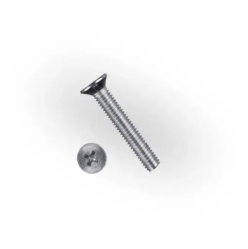 [УТ-00001978] JEST Screw DIN 965 zinc М4x12 (16 pcs) / Винт DIN 965 цинк М4x12 (16 шт)