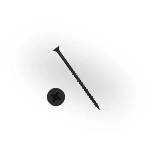 [УТ-00003984] Саморез по дереву черный (ГД) 3,5х16 (500 шт) / Self-tapping screw for wood black3,5х16 (500 pcs)