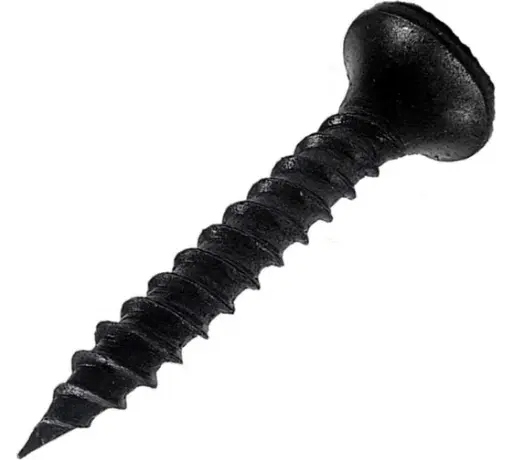 [УТ-00010858] Self-tapping screw for metal reinforced black 3,5x35 (200 pcs) "Russian S