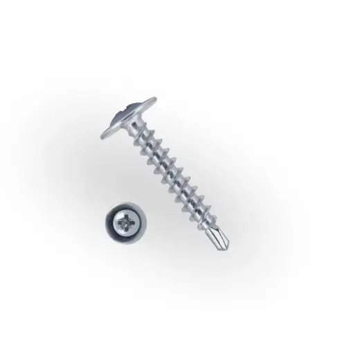 [УТ-00004577] JEST Self-tapping Screw with Press Washer 4.2×32 mm (200 pcs) / Саморез с прессшайбой сверло 4,2х32 (200 шт) - УТ-00004577 