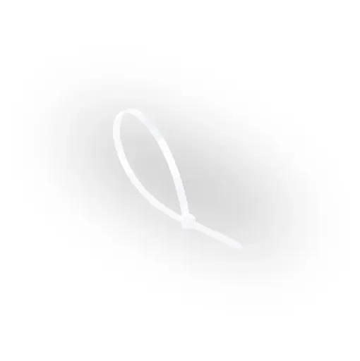 [УТ-00011482] Стяжка кабельная нейлон белая 3х150 (100 шт) / Cable tie nylon white 3х150 (100pcs)