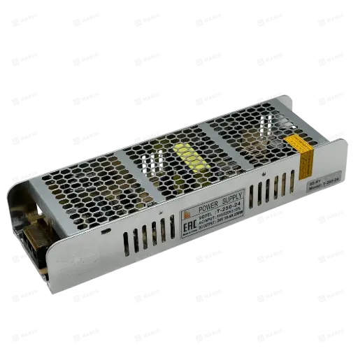 SWG Compact Power Supply in Metal Case IP20, 250W, 24V / Блок питания в металлическом корпусе IP20, 250 Вт, 24 В 