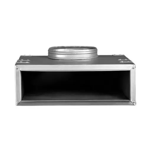 PI Plenum Box 300×300 mm (12×12"), with 4" Ring / PI Пленум-бокс 300×300 мм (12×12"), с кольцом 4"