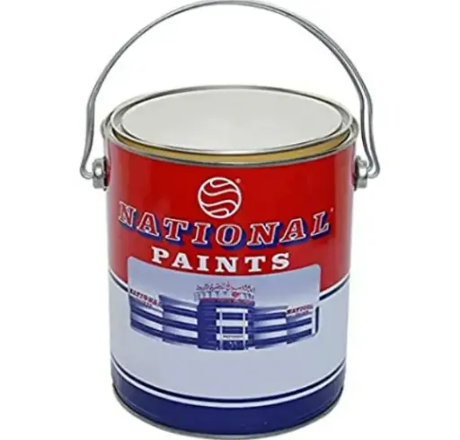  National Paints Matt Enamel 890 Black, 0.9 L / Эмаль матовая National Paints 890 чёрная, 0.9 л