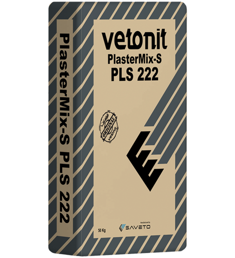 [PLS222] Vetonit PlasterMix‑S Cement‑based Plaster 50 kg